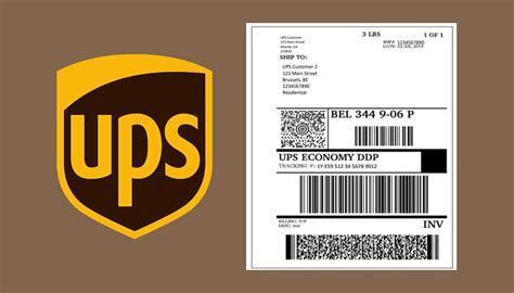 how much does it cost to print a label at ups