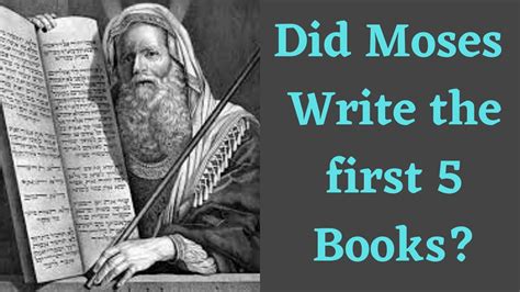 who wrote the first five books of the old testament